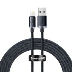 Baseus cable USB Lightning 8-pin 2,4A 2m Melns