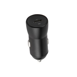 Universal PD QC car charger 1x USB-C 20W Melns | mobilo.lv