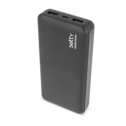 Universal 20000 mAh Melns | mobilo.lv