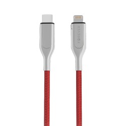 Apple PD USB-C - MFI Lightning 1,5 m 2,4A Sarkans|mobilo.lv