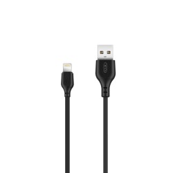 Universal USB - Lightning 2,0 m 2,1A Melns