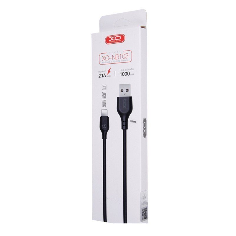 Universal NB103 USB - Lightning 1,0 m 2,1A Balts