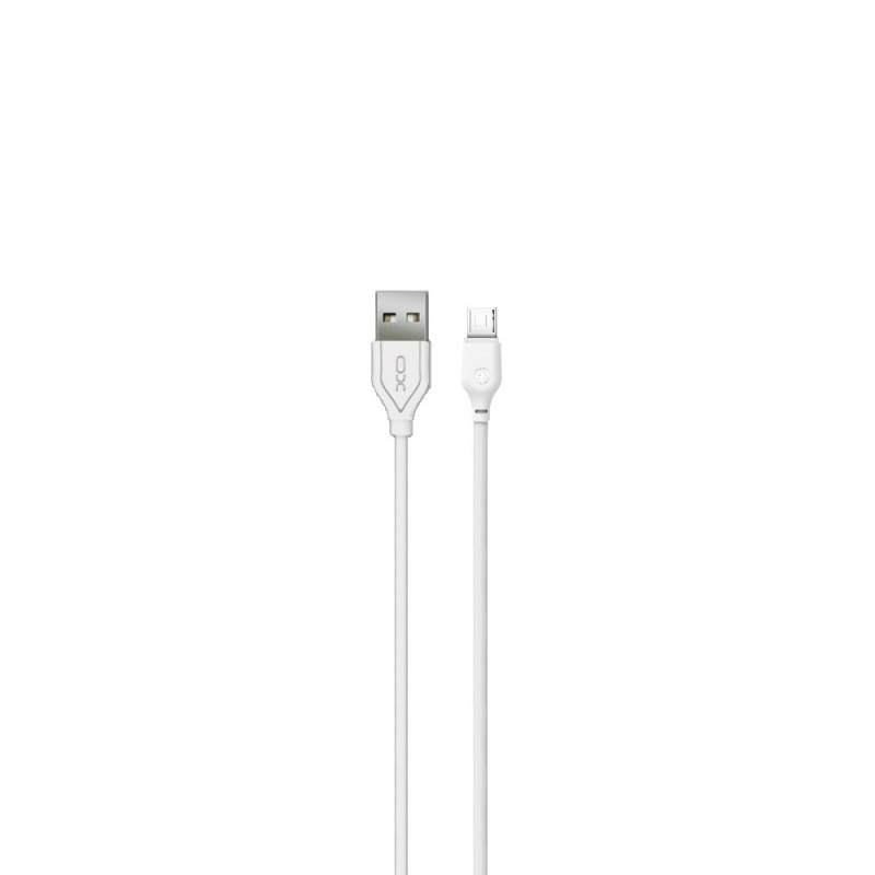 USB - microUSB 1,0 m 2,1A Balts