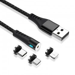 Universal MXUC-02 magnetic cable Melns