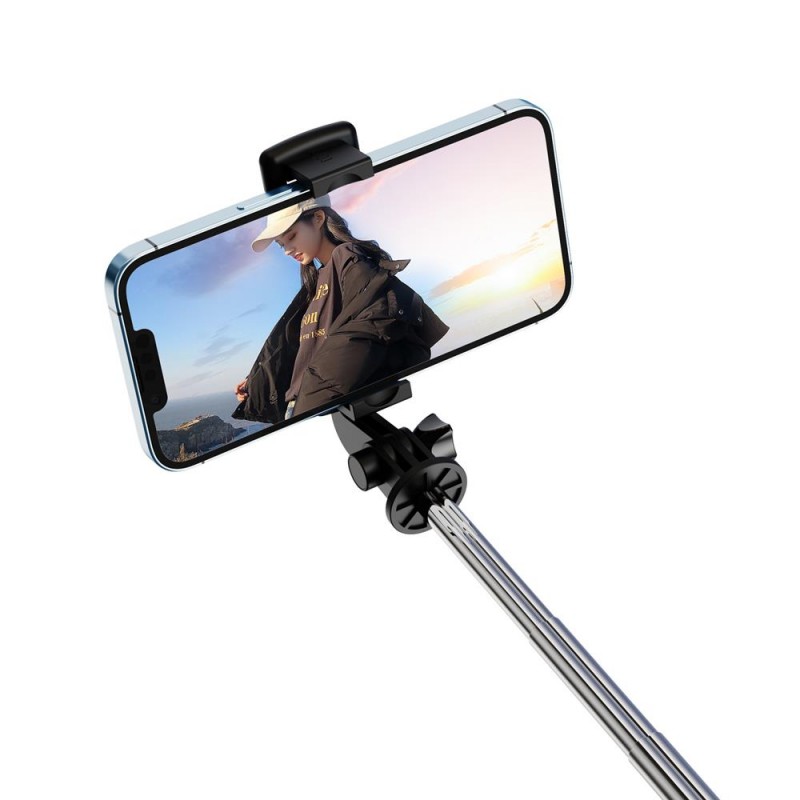 Universal Bluetooth tripod SS09 Melns|mobilo.lv