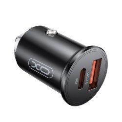 Universal CC43 PD QC 3.0 45W 1x USB 1x USB-C Melns