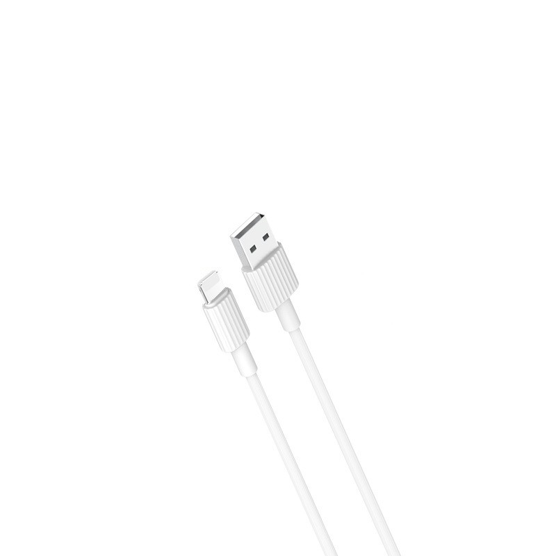 USB - Lightning 1,0 m 2,4A Balts | mobilo.lv