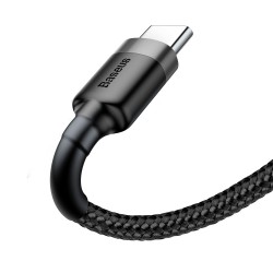 Baseus USB to USB-C 2A, 2M Melns | mobilo.lv