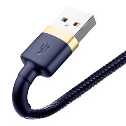 Baseus Cable USB for iPhone Lightning 8-pin 2.4A 1m Zils | mobilo.lv