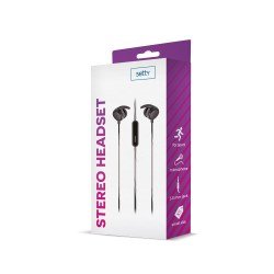 Universal earphones Sport Melns | mobilo.lv