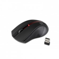 Universal wireless mouse Melns-sarkans | mobilo.lv