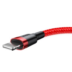 Apple Lightning 1.5A 2M Sarkans | mobilo.lv