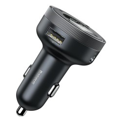 Baseus Bluetooth MP3 car charger Melns|mobilo.lv