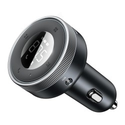 Baseus Bluetooth MP3 car charger Melns|mobilo.lv