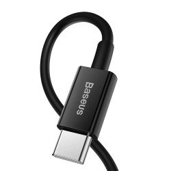 Baseus USB Typ C - Lightning PD 20 W 1 m Melns