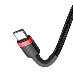 Cable TYPE-C to TYPE-C 2m Black | mobilo.lv