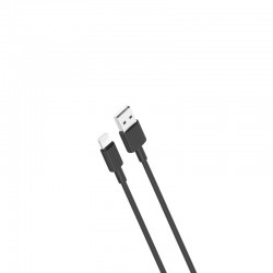 Universal USB - Lightning 1,0 m 2,4A Melns