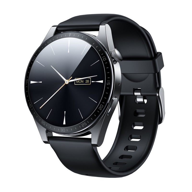 Universal FC2 Classic Series Call Answering Smartwatch IP68 Melns | mobilo.lv