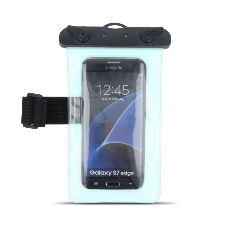 Universal Waterproof Case 5,5" Zils | mobilo.lv