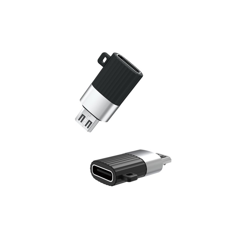 Universal NB149-C USB-C - microUSB Melns