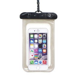 Universal Waterproof bag for mobile phone Melns | mobilo.lv