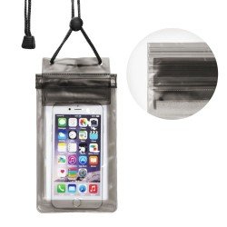 Universal Waterproof bag for mobile phone Melns