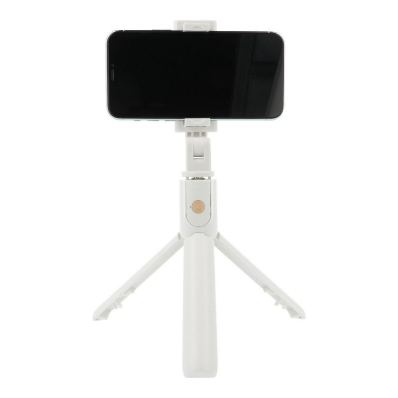 Universal selfie stick with tripod and remote control bluetooth