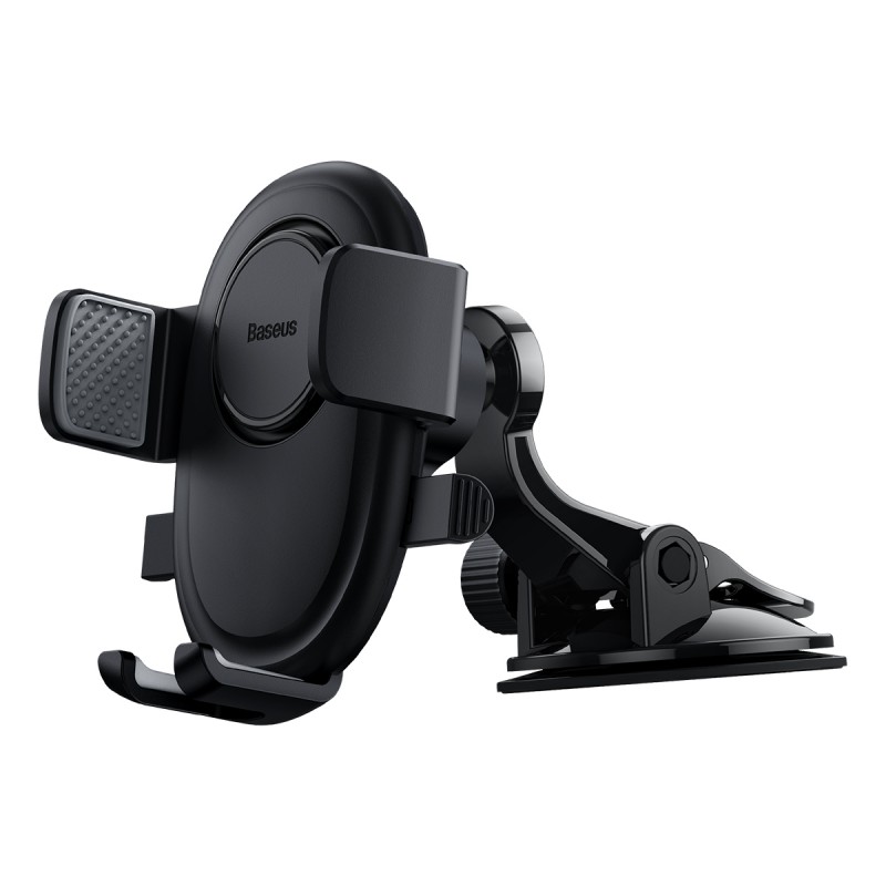 Universal car holder on center console UltraControl Lite Melns | mobilo.lv