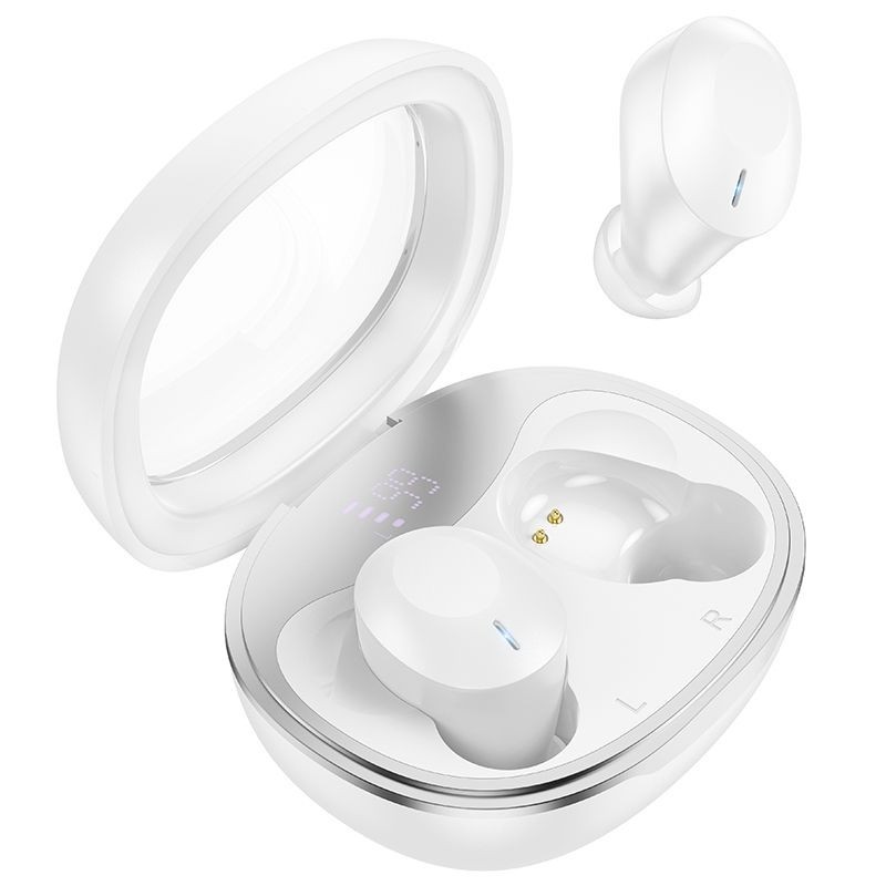 Universal bluetooth earphones Smart True wireless EQ3 Balts|mobilo.lv