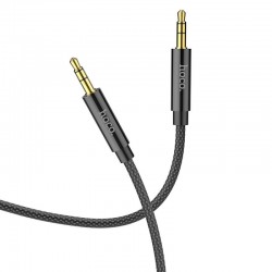 Universal cable 3.5mm audio to Jack 3,5mm UPA19 2m Melns