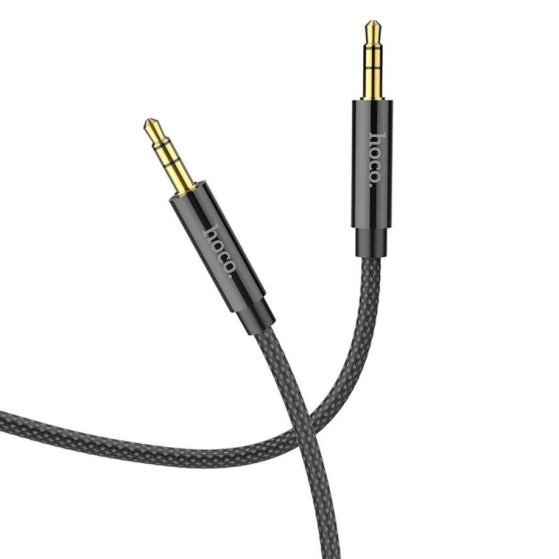 Universal cable 3.5mm audio to Jack 3,5mm UPA19 2m Melns | mobilo.lv