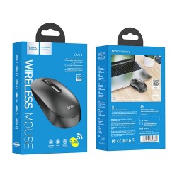 Hoco wireless mouse Platinium 2,4G GM14 Melns | mobilo.lv