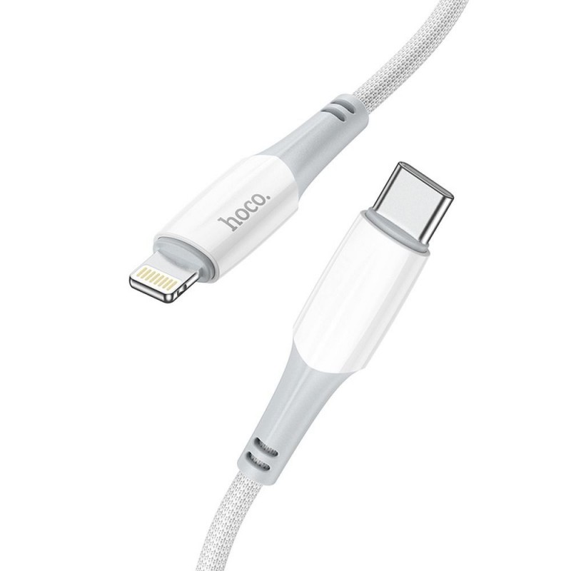 Apple Type C to iPhone Lightning 8-pin Power Delivery PD20W Balts|mobilo.lv