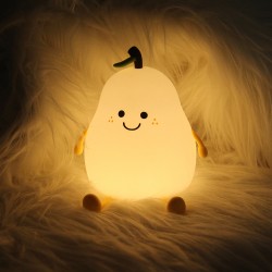 Universal LED Night Lamp LUCKY PEAR FNL-02 multicolor silicon - | mobilo.lv