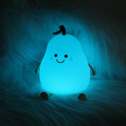 Universal LED Night Lamp LUCKY PEAR FNL-02 multicolor silicon - | mobilo.lv