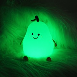 Universal LED Night Lamp LUCKY PEAR FNL-02 multicolor silicon - | mobilo.lv