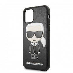 Karl Lagerfeld KLHCN61IKPUBK iPhone 11 6,1" / Xr hardcase czarny/black Ikonic Karl Fullbody|mobilo.lv