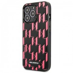 Karl Lagerfeld KLHCP13LMNMP1P iPhone 13 Pro / 13 6,1" hardcase różowy/pink Monogram Plaque