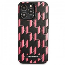 Karl Lagerfeld KLHCP13LMNMP1P iPhone 13 Pro / 13 6,1" hardcase różowy/pink Monogram Plaque