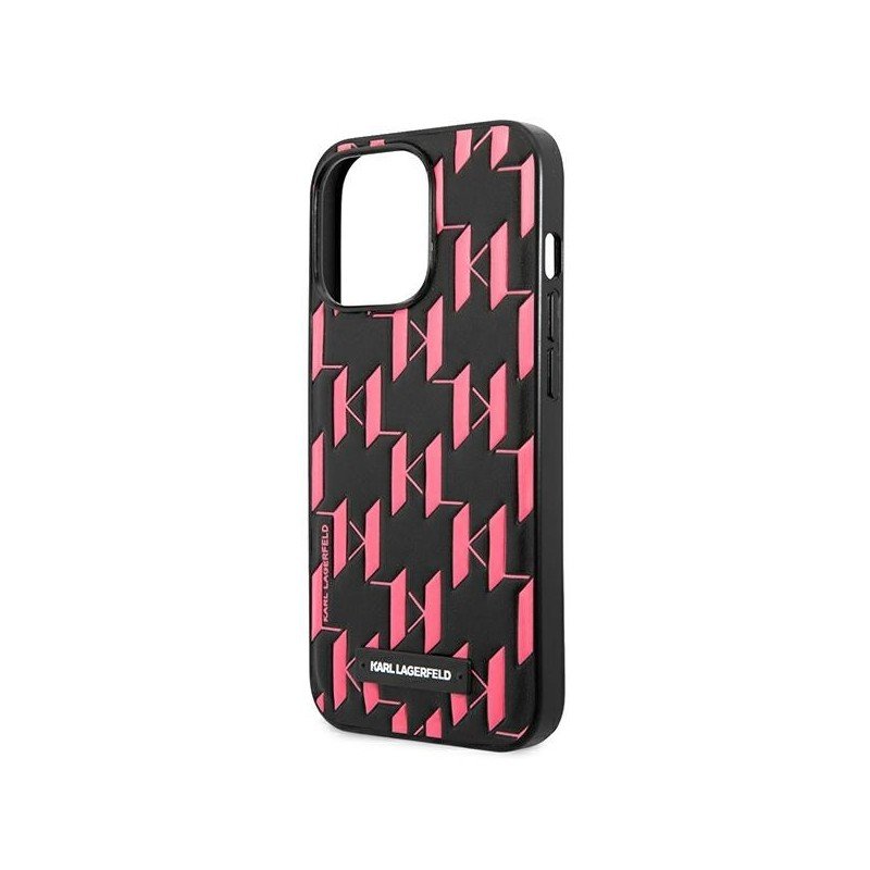 Karl Lagerfeld KLHCP13LMNMP1P iPhone 13 Pro / 13 6,1" hardcase różowy/pink Monogram Plaque