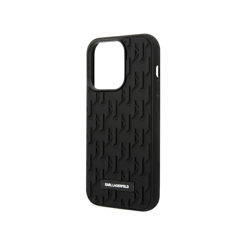 Karl Lagerfeld KLHCP14LRUPKLPK iPhone 14 Pro 6,1" hardcase czarny/black 3D Monogram|mobilo.lv