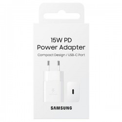 Samsung Fast Charger EP-T1510NBEGEU (head only) 15W Balts|mobilo.lv