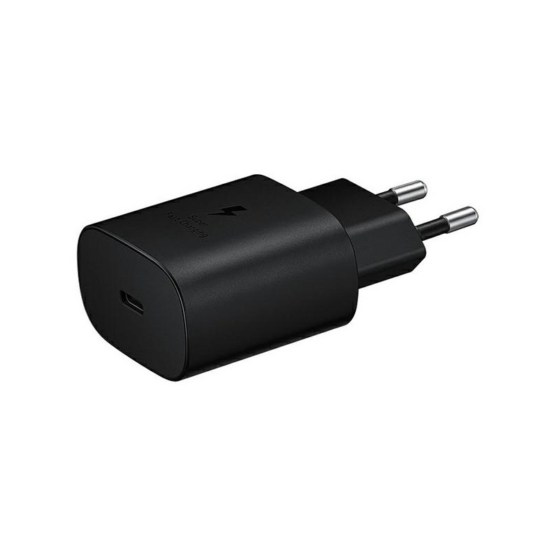 Samsung Fast Charger EP-TA800NBEGEU (head only) 25W Melns|mobilo.lv