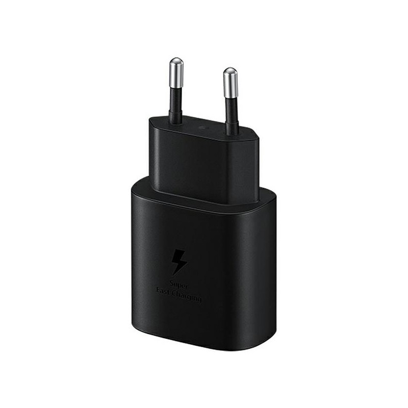 Samsung Fast Charger EP-TA800NBEGEU (head only) 25W Melns|mobilo.lv