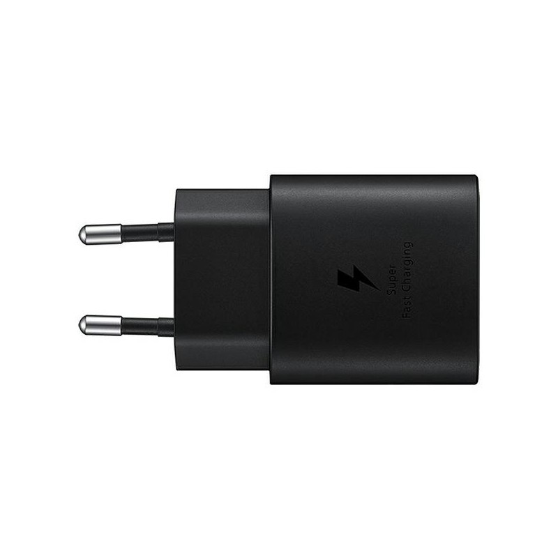 Samsung Fast Charger EP-TA800NBEGEU (head only) 25W Melns|mobilo.lv