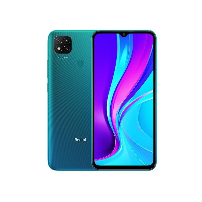 Xiaomi Redmi 9C 3/64 NFC Green|mobilo.lv