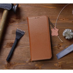 Leather case SMART PRO for SAMSUNG A13 4G brown | mobilo.lv