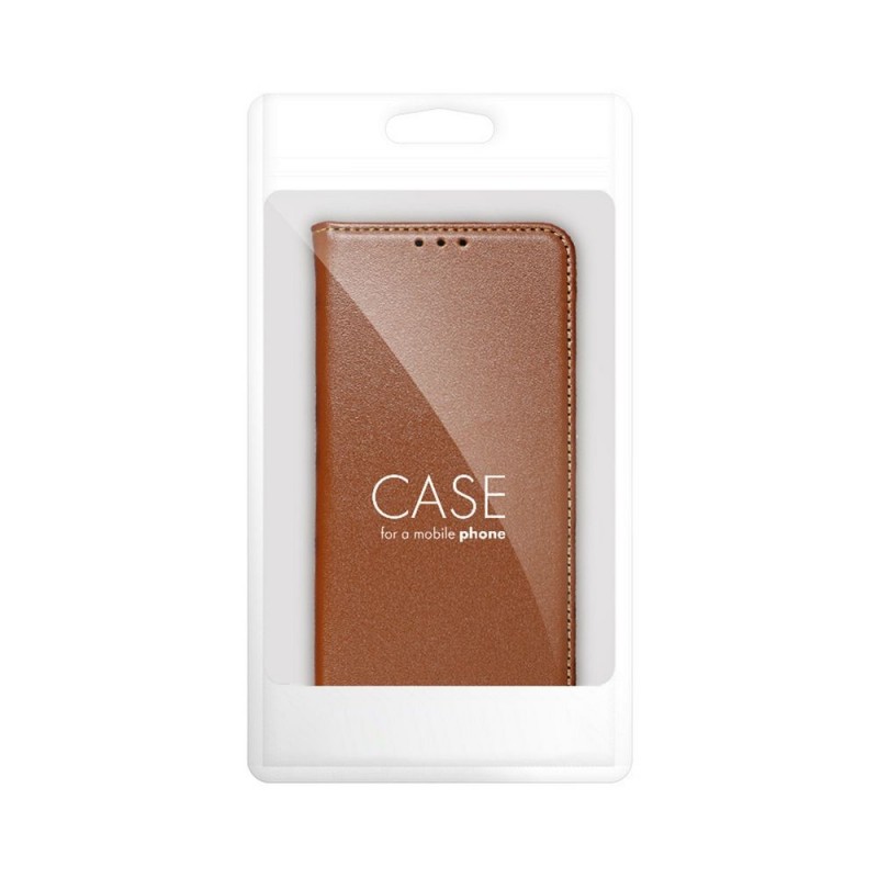 Leather case SMART PRO for SAMSUNG A13 4G brown | mobilo.lv