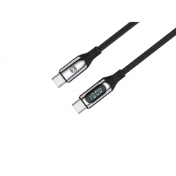 Universal USB-C to USB-C 1m 100w Melns