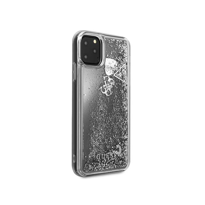 Apple iPhone 11 PRO MAX Caurspīdīgs sudraba burti | mobilo.lv